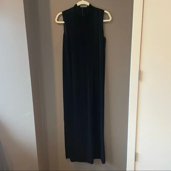 turtleneck under dress 90s L'AGENCE Voletta Turtleneck Knit Dress In Black main image 1